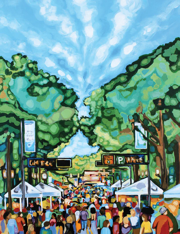 Greenville, SC Notecard Collection of Local Art (Set of 12) - Image 10