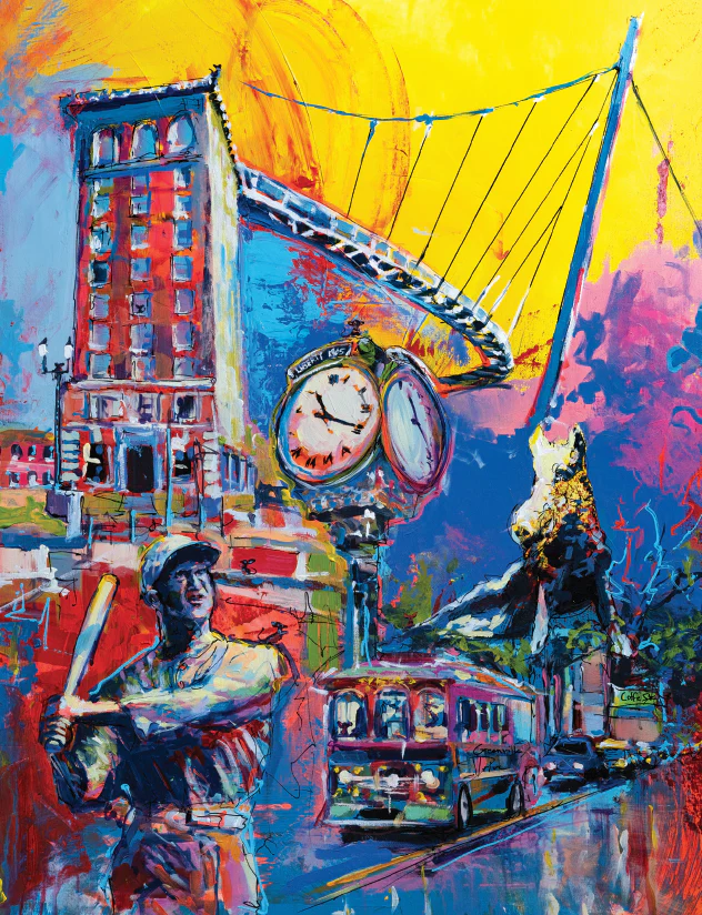 Greenville, SC Notecard Collection of Local Art (Set of 12) - Image 13