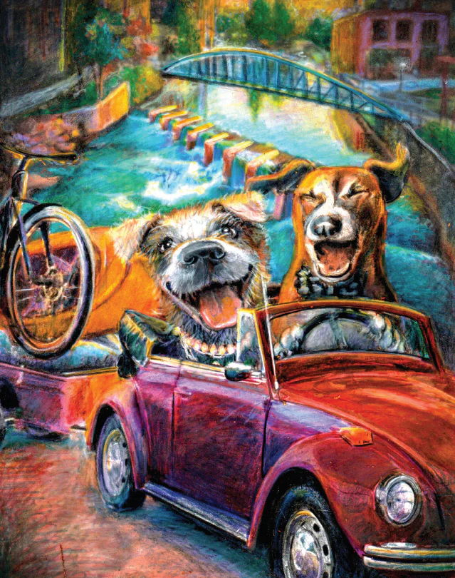 Greenville, SC Notecard Collection of Local Art (Set of 12) - Image 7