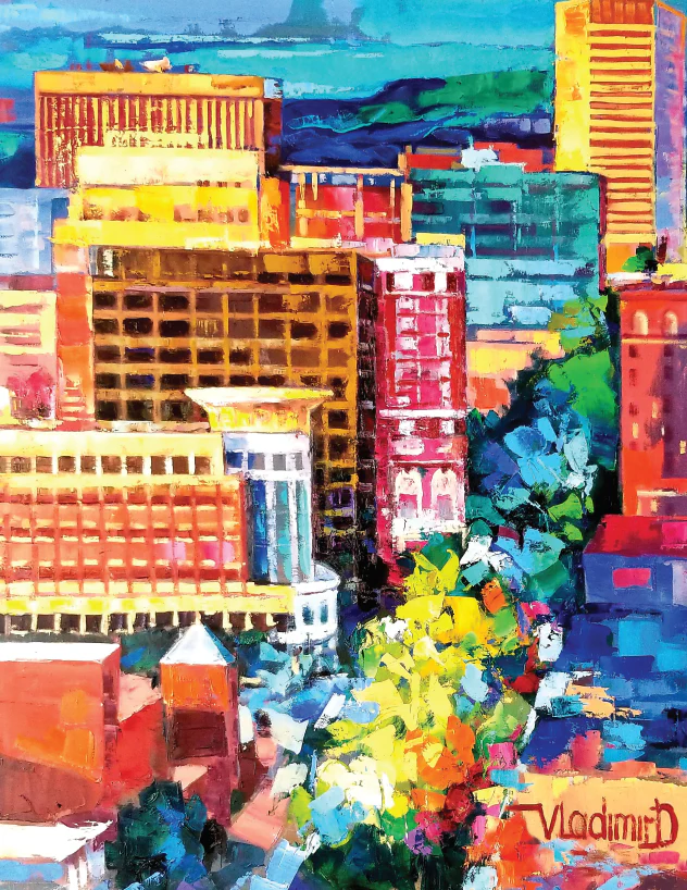 Greenville, SC Notecard Collection of Local Art (Set of 12) - Image 9
